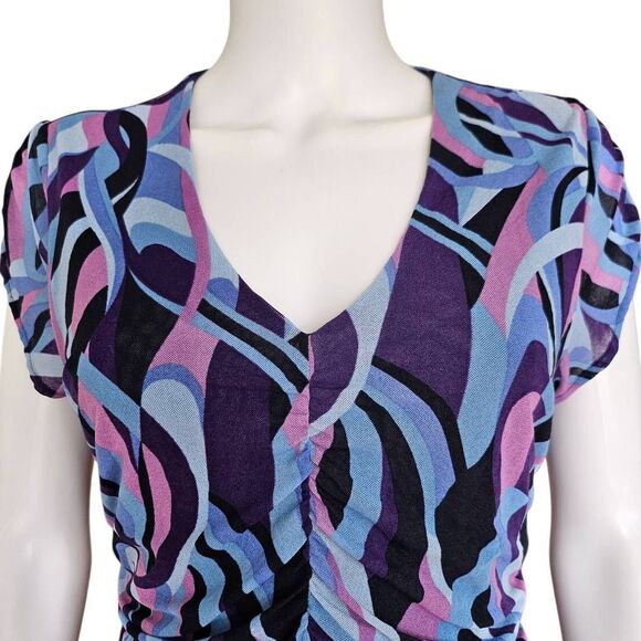 y2k vintage graphic blouse - Picture 3 of 6